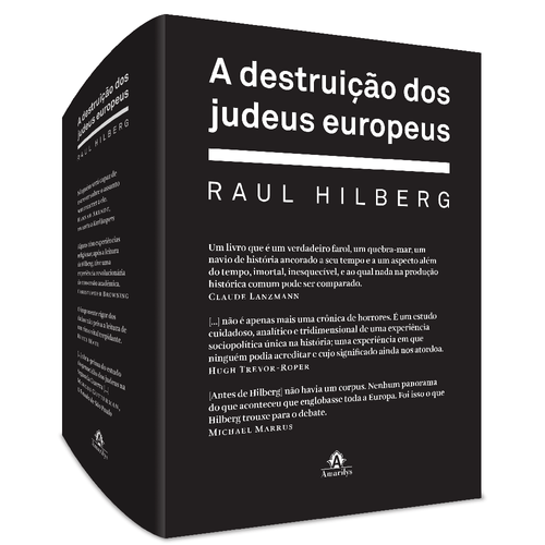 A destruição dos judeus europeus 2 volumes – 1ª EDIÇÃO