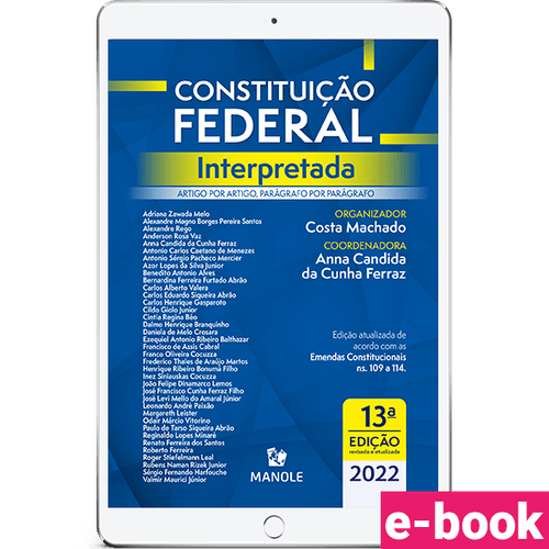 Constituição Federal interpretada: artigo por artigo, parágrafo por parágrafo – 13ª Edição - Ebook
