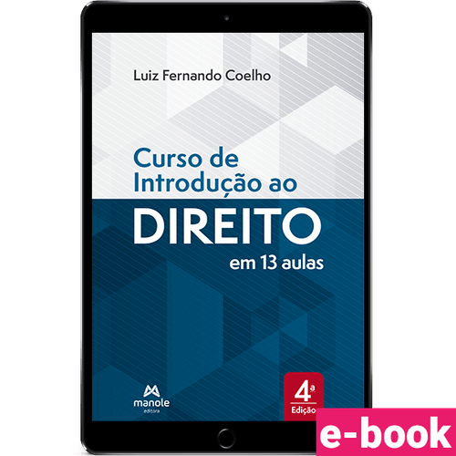 Curso de Introdução ao Direito em 13 Aulas 4ª Edição - Ebook