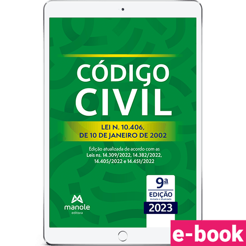 Código Civil 9ª Edição - Lei n. 10.406, de 10 de janeiro de 2002 - Ebook