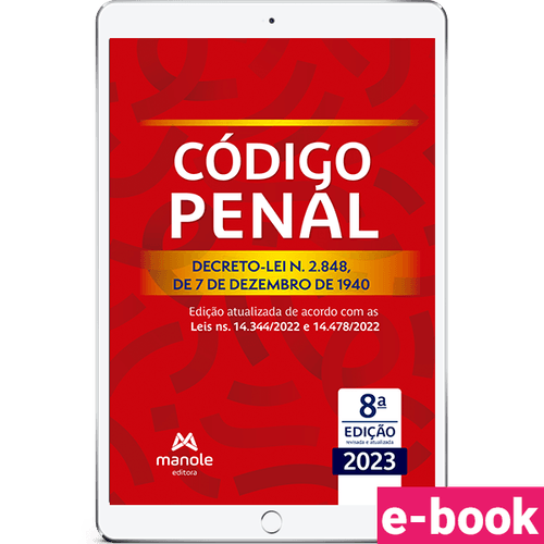 Código Penal 8ª Edição - Decreto-lei n. 2.848, de 07 de dezembro de 1940 - Ebook