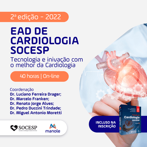 EAD de Cardiologia SOCESP – 2ª edição - Tecnologia e inovação com o melhor da Cardiologia