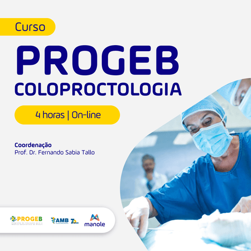 Curso Progeb Coloproctologia Programa de Educação para o Médico Generalista do Brasil