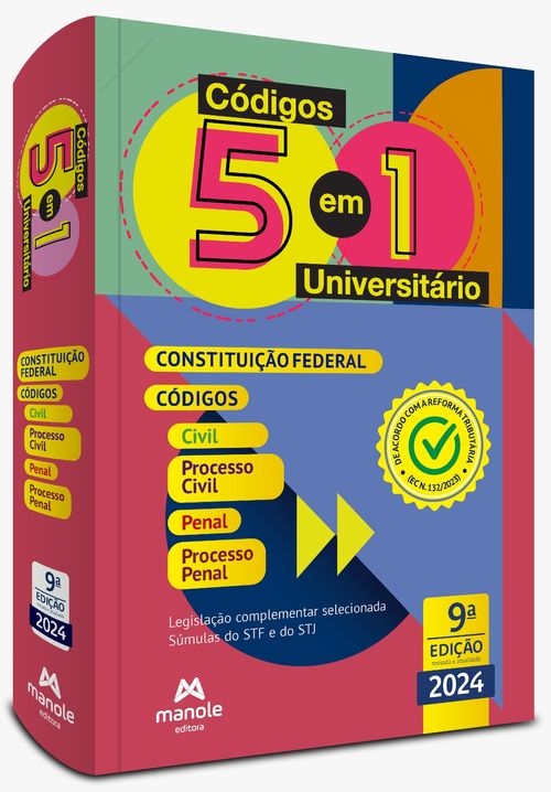 Códigos 5 em 1 Universitário - 9ª Edição