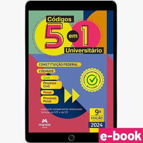 Códigos 5 em 1 Universitário - 9ª Edição - Ebook