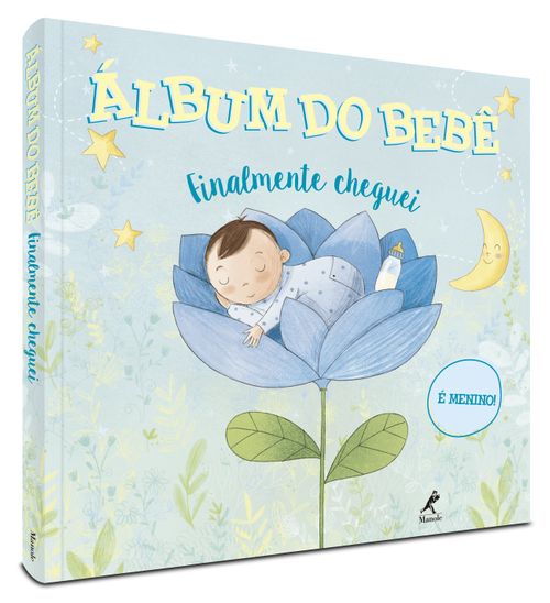 Álbum do bebê - finalmente cheguei - é menino