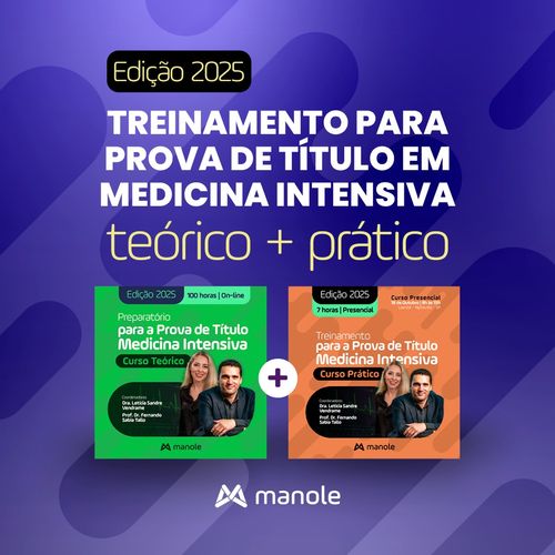 Combo Treinamento para Prova de Título em Medicina Intensiva: Teórico + Prático - Edição 2025