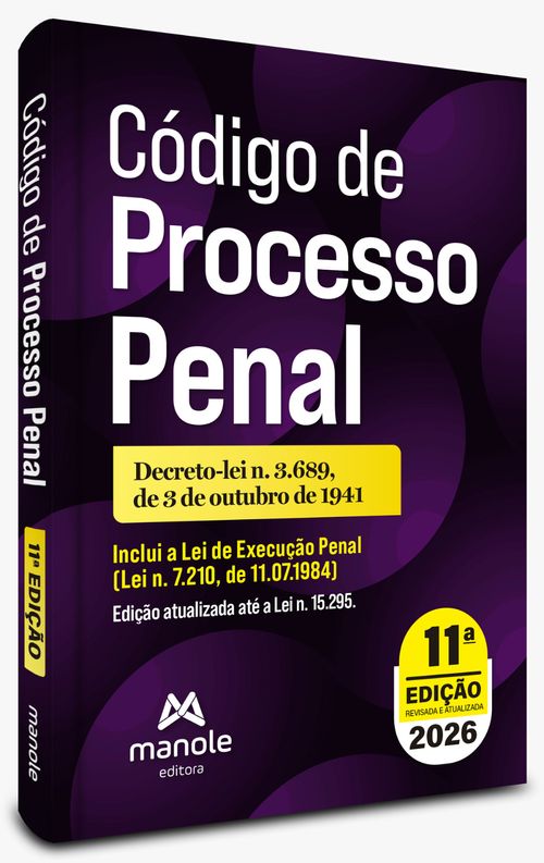Código Processo Penal: Decreto-lei n. 3.689, de 3 de outubro de 1941 - 11ª Edição