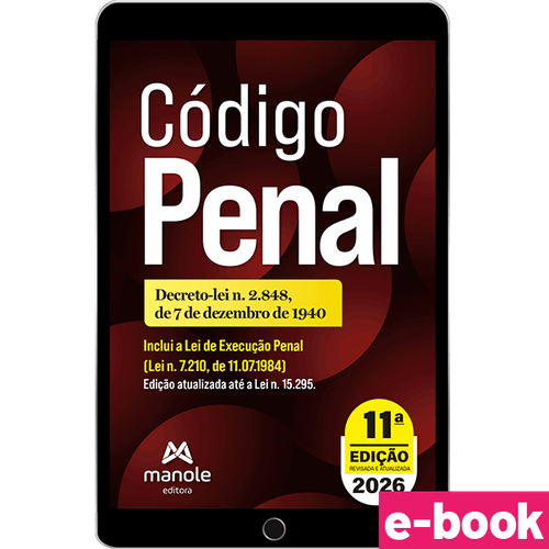 Código Penal: Decreto-lei n. 2.848, de 7 de dezembro de 1940 - 11ª Edição - Ebook