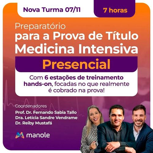 Curso prático de Treinamento para o Título de Medicina Intensiva - 2026