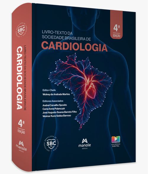 (Pré-venda) Livro-Texto da Sociedade Brasileira de Cardiologia - 4ª Edição