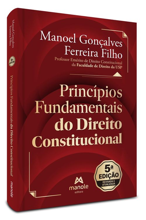 (Pré-venda) Princípios Fundamentais de Direito Constitucional - 5ª Edição